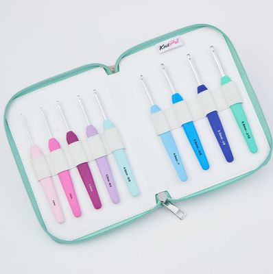 KnitPro Waves 2.0 : 9 Piece Deluxe Hook Set