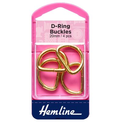 D Rings - 20mm - Gold
