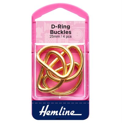 D Rings - 25mm - Gold