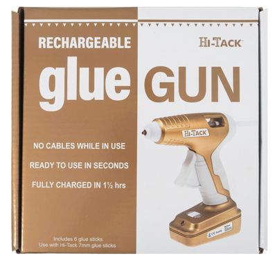 Hi-Tack Rechargeable Glue Gun: 10-20w