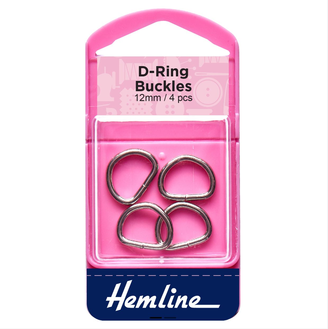 D Rings - 12mm - Nickel