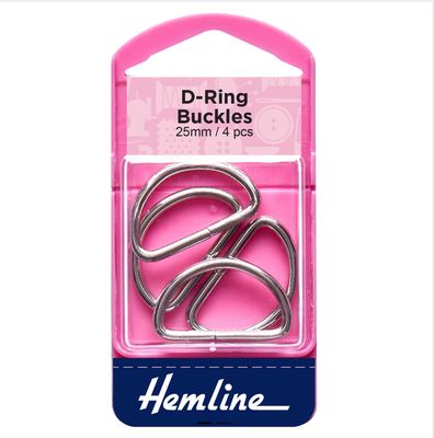 D Rings - 25mm - Nickel