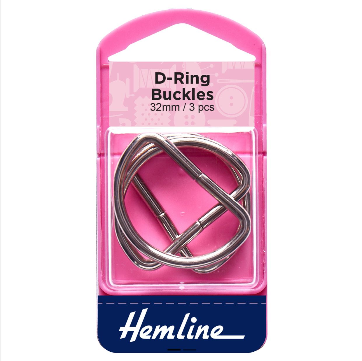 D Rings - 32mm - Nickel