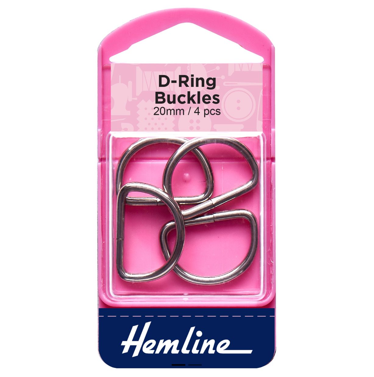D Rings - 20mm - Nickel
