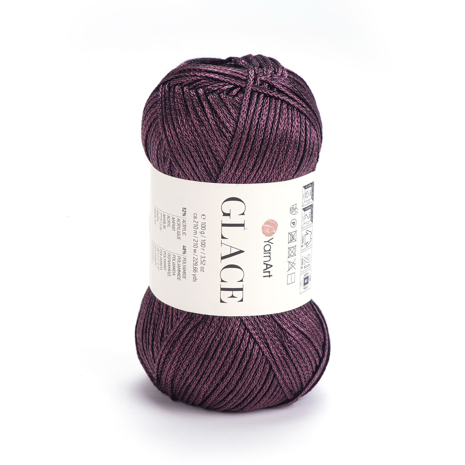 YarnArt Glace - 7302 Darkest Purple