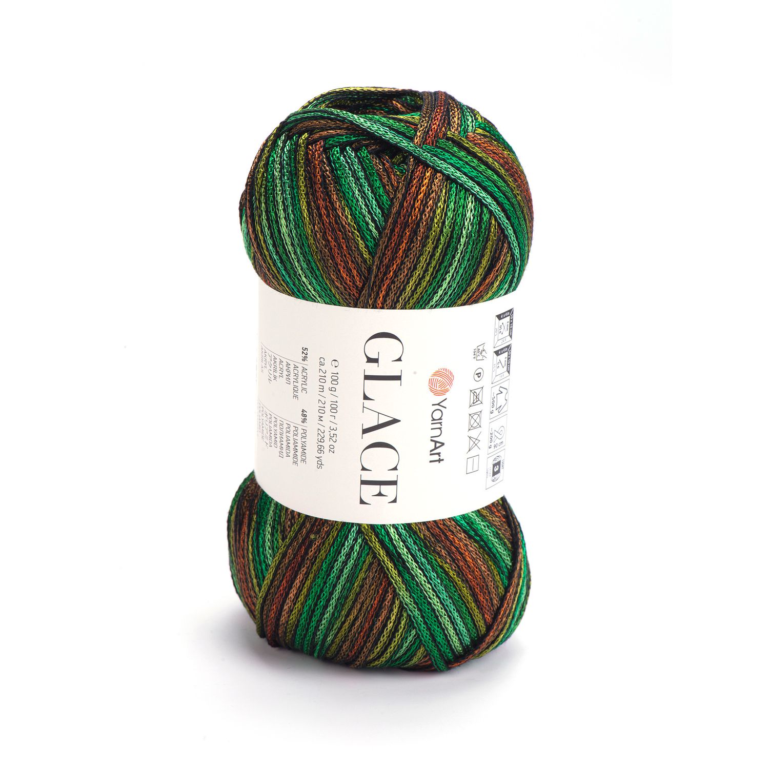 YarnArt Glace - 7205 - Greens / Browns