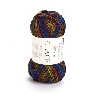 YarnArt Glace - 7206 - Blue / Greens / Browns