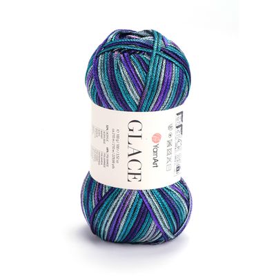 YarnArt Glace - 7209 - Blues / Purple