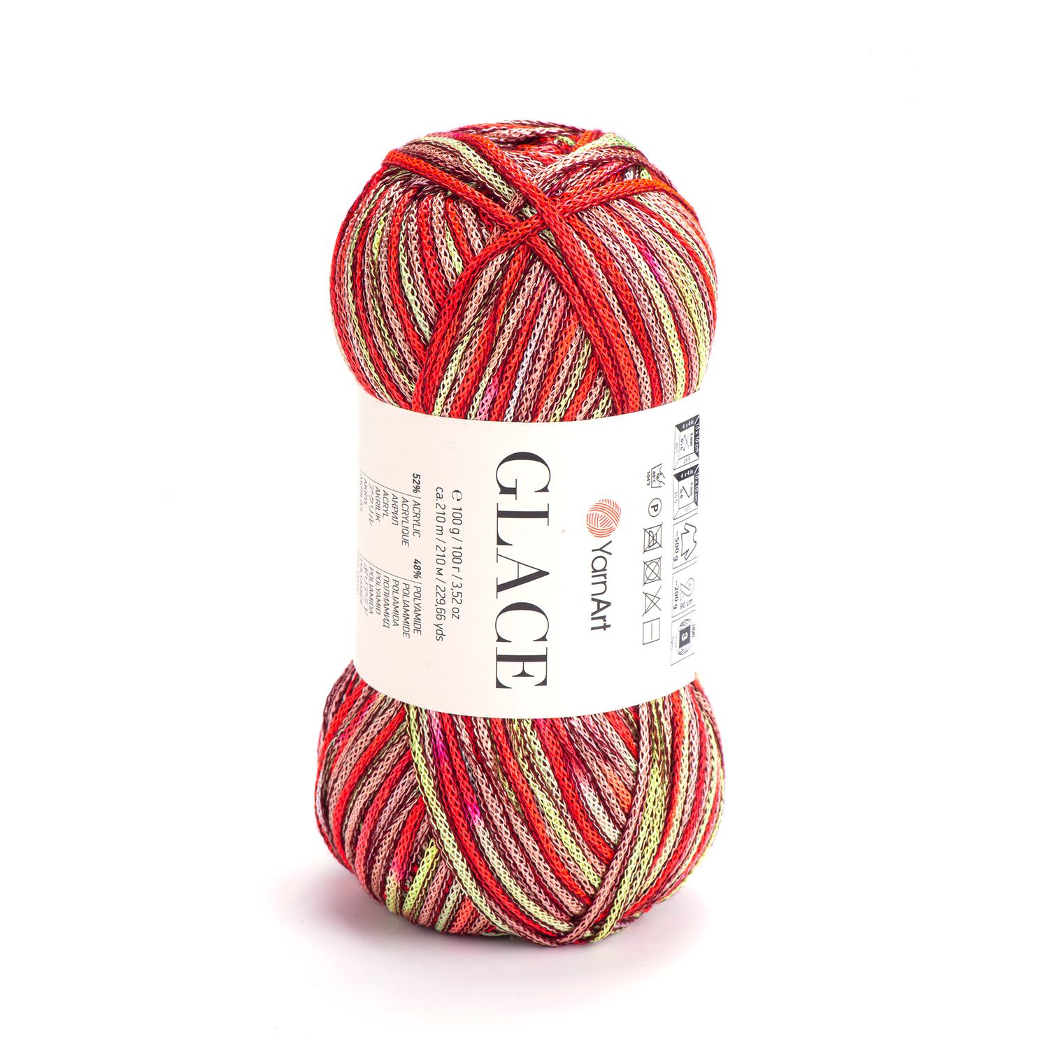YarnArt Glace - 7210 - Multi Red