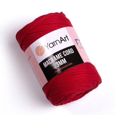YarnArt Macrame Cord 3mm 773 - Red