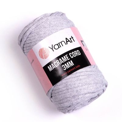 YarnArt Macrame Cord 3mm 756 - Light Grey