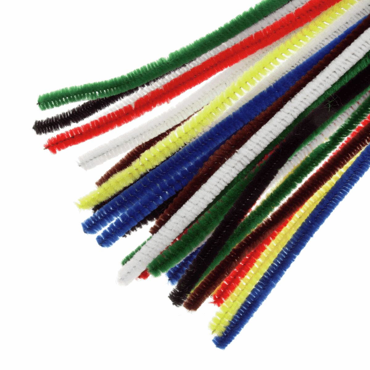 6mm Chenille Wire Stems - Pack of 10 - 30cm
