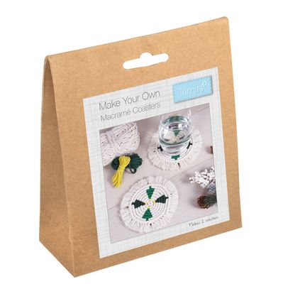 Trimits Macrame Kit - Tree Coasters