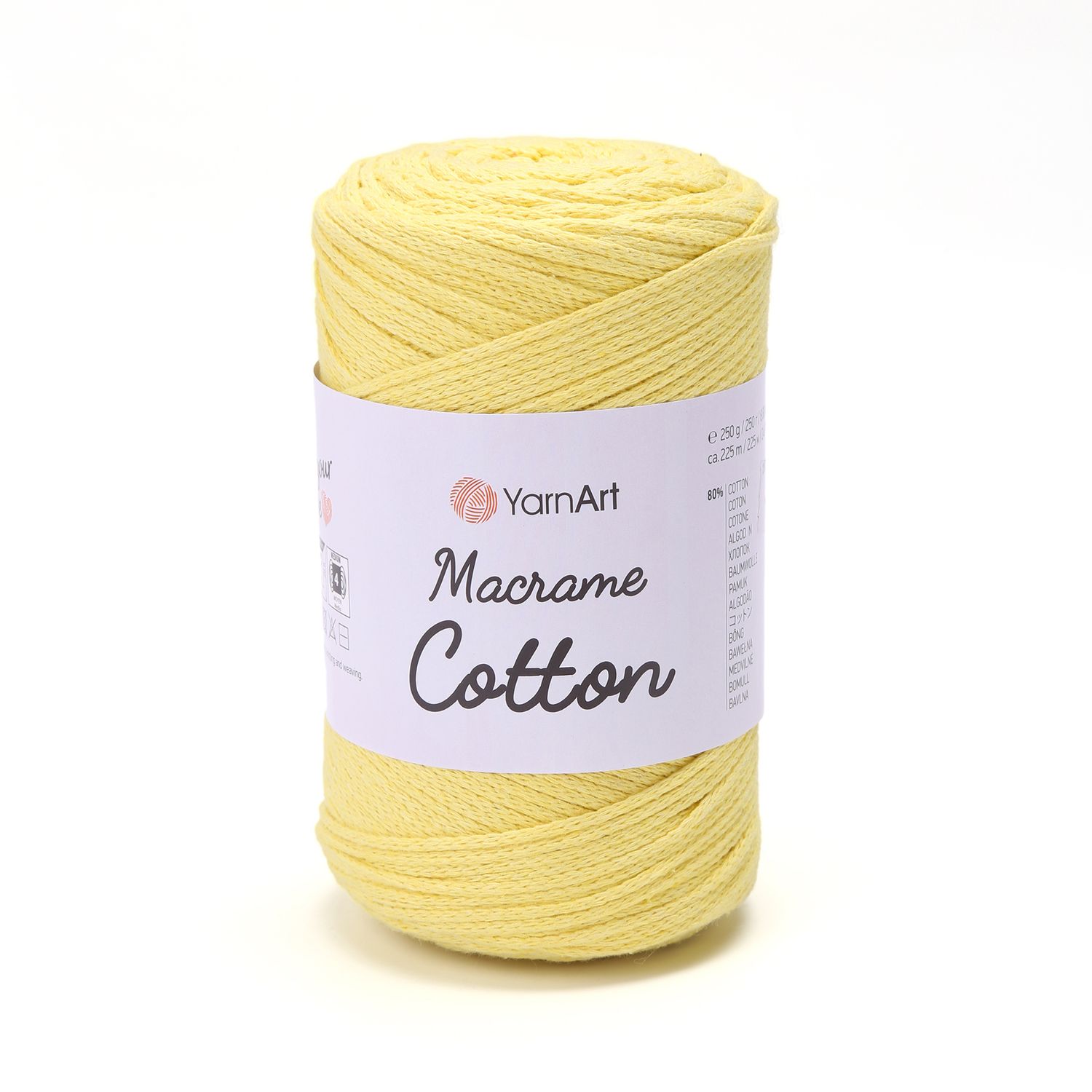 YarnArt Macrame Cotton 754 - Light Yellow