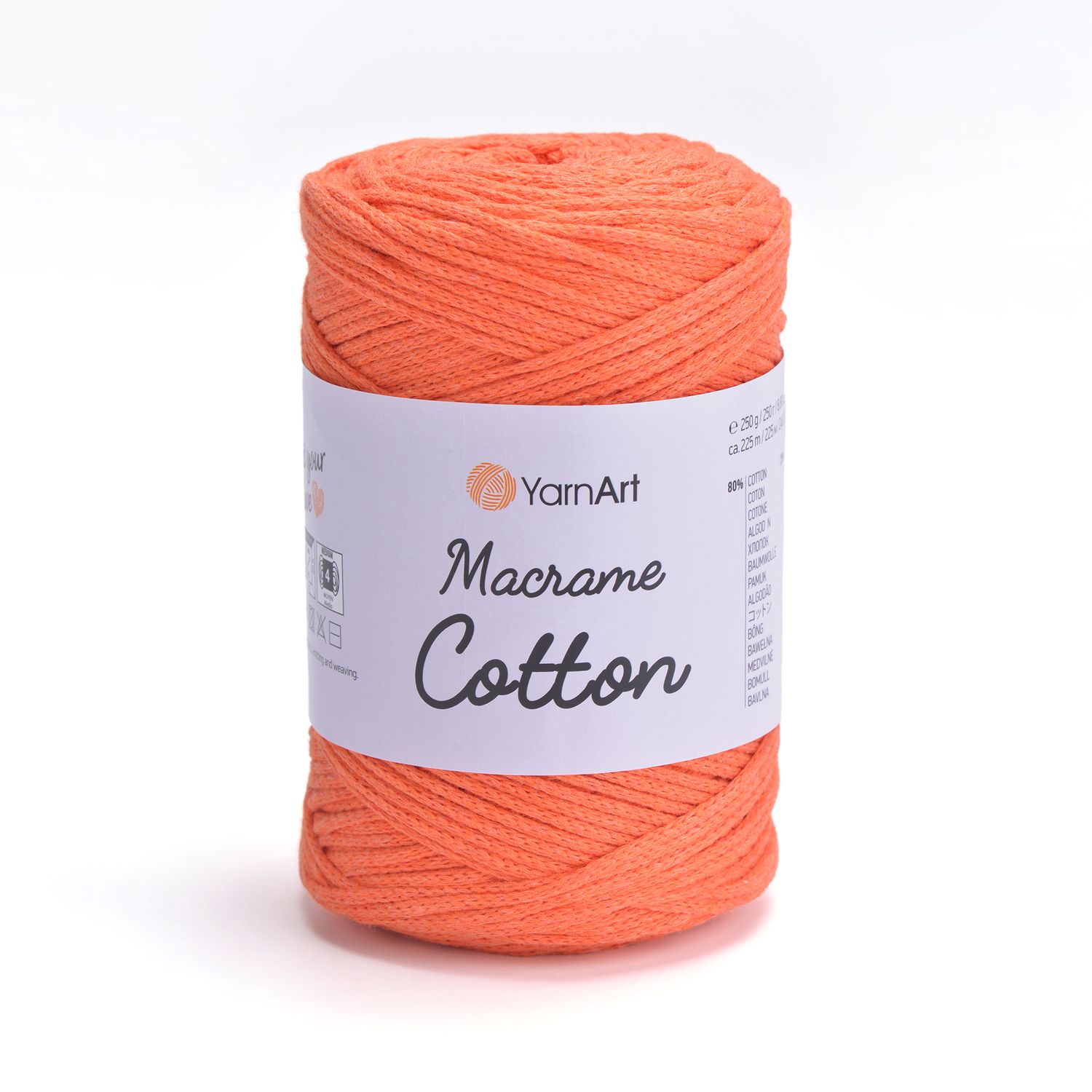 YarnArt Macrame Cotton 770 - Orange YarnArt Macrame Cotton 770 - Orange