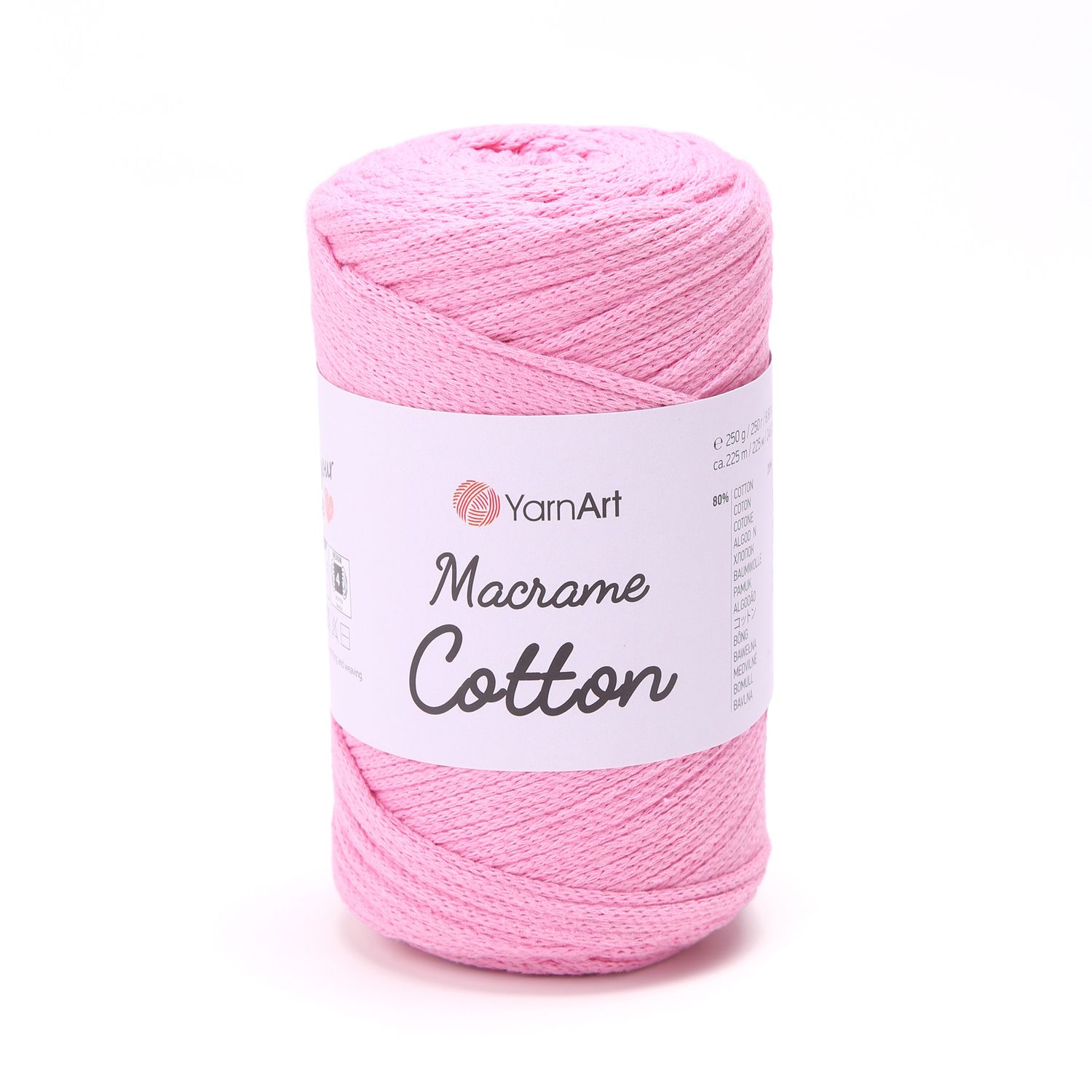 YarnArt Macrame Cotton 779 - Pink YarnArt Macrame Cotton 779 - Pink
