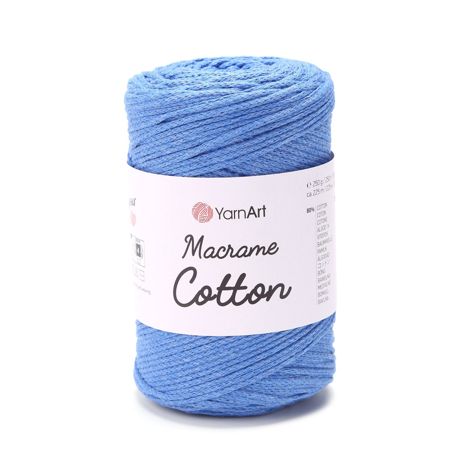 YarnArt Macrame Cotton 786 - Blue YarnArt Macrame Cotton 786 - Blue