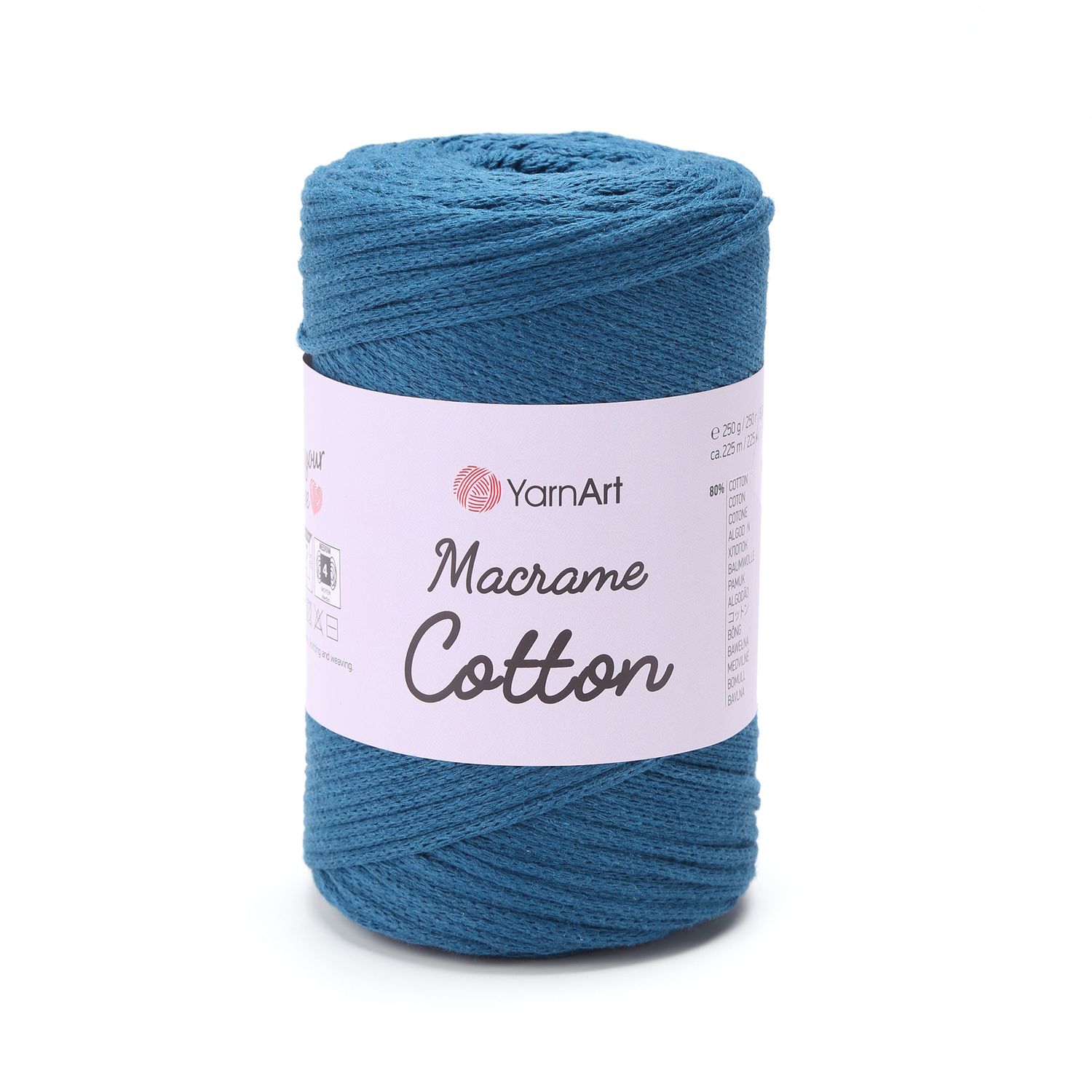 YarnArt Macrame Cotton 789 - Petrol Blue YarnArt Macrame Cotton 789 - Petrol Blue