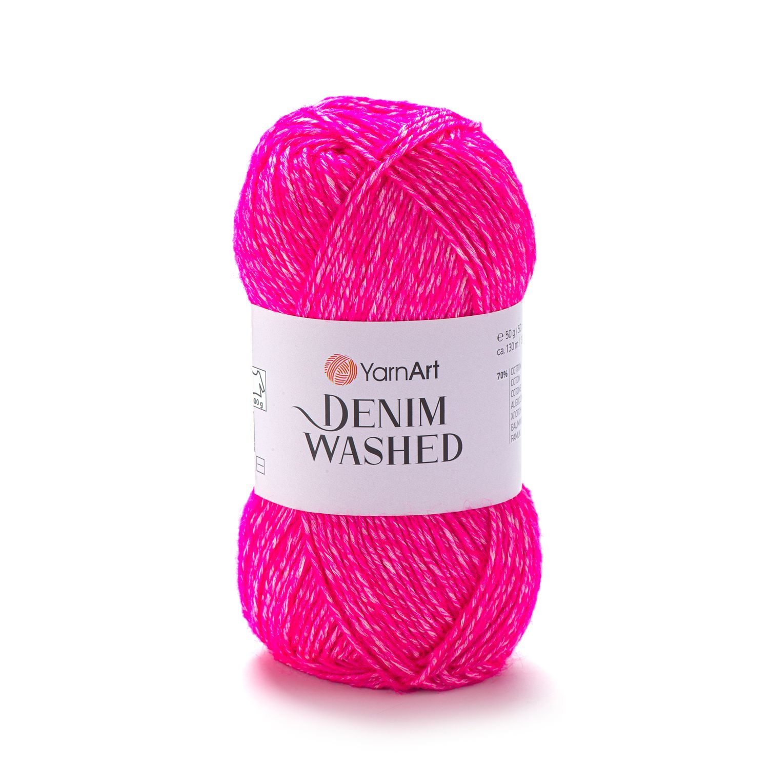 YarnArt Denim Washed 903 - Neon Pink