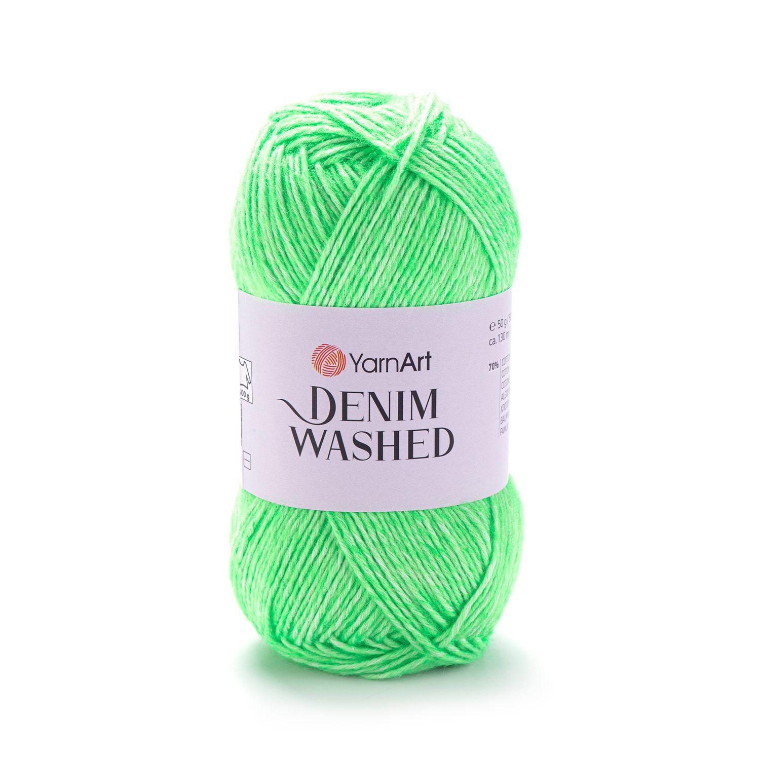 YarnArt Denim Washed 912 - Neon Green
