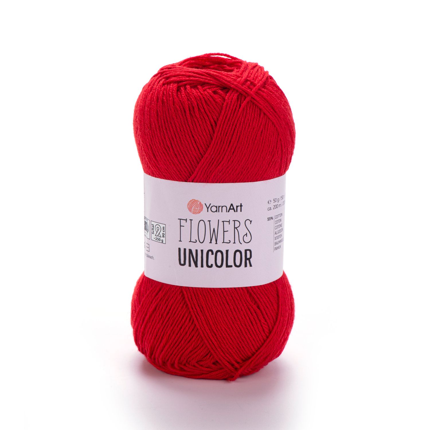 YarnArt Flowers Unicolor 738 - Red YarnArt Flowers Unicolor 738 - Red