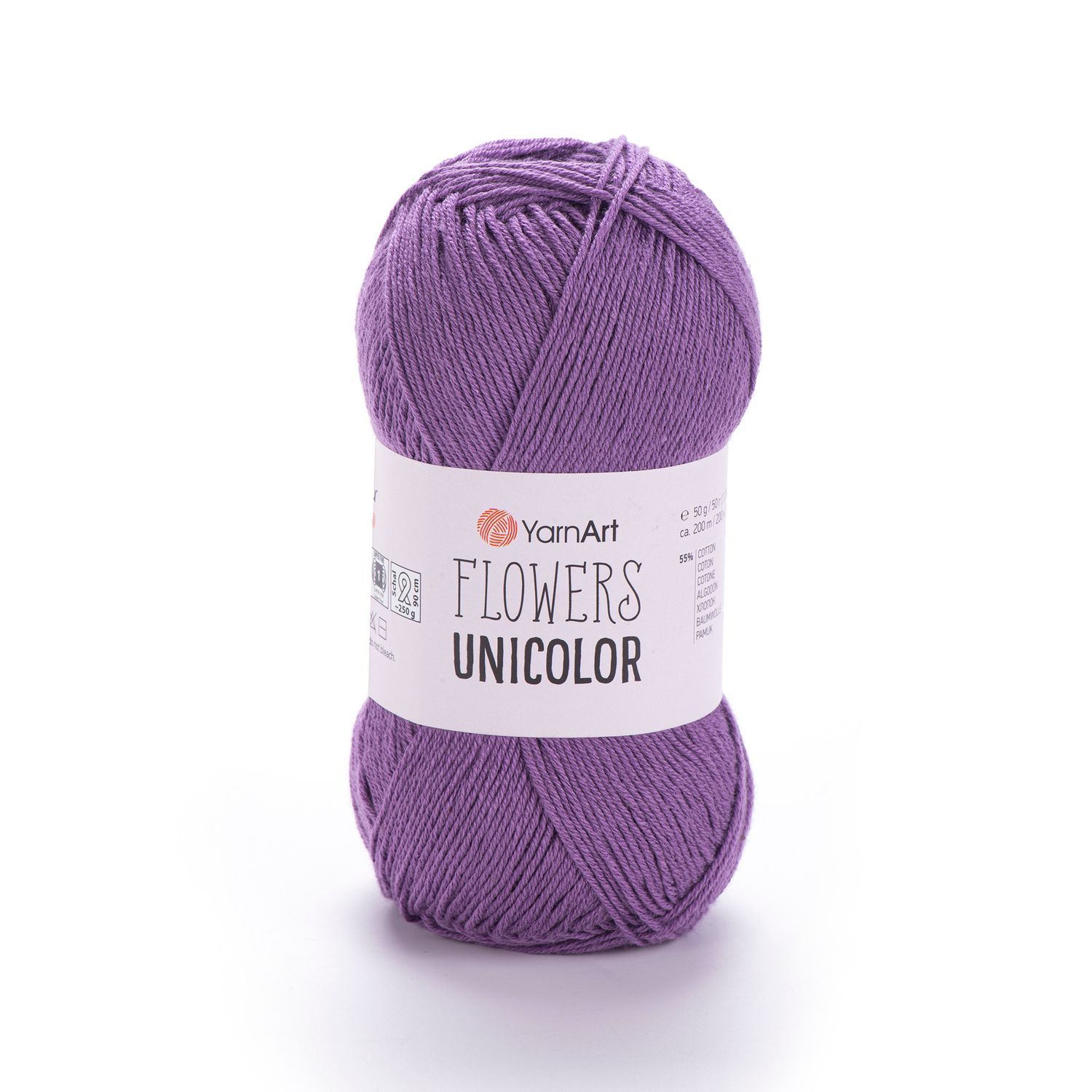 YarnArt Flowers Unicolor 748 - Violet Purple