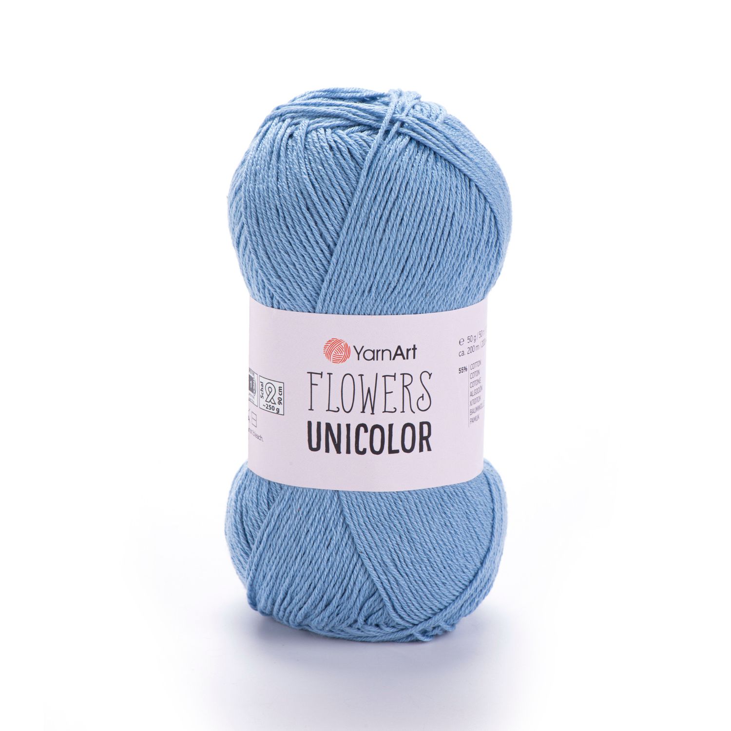 YarnArt Flowers Unicolor 742 - Cornflower Blue