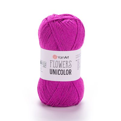 YarnArt Flowers Unicolor 750 - Bright Pink