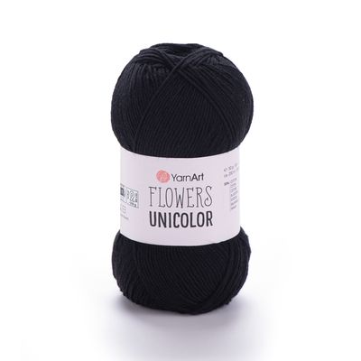 YarnArt Flowers Unicolor 746 - Black