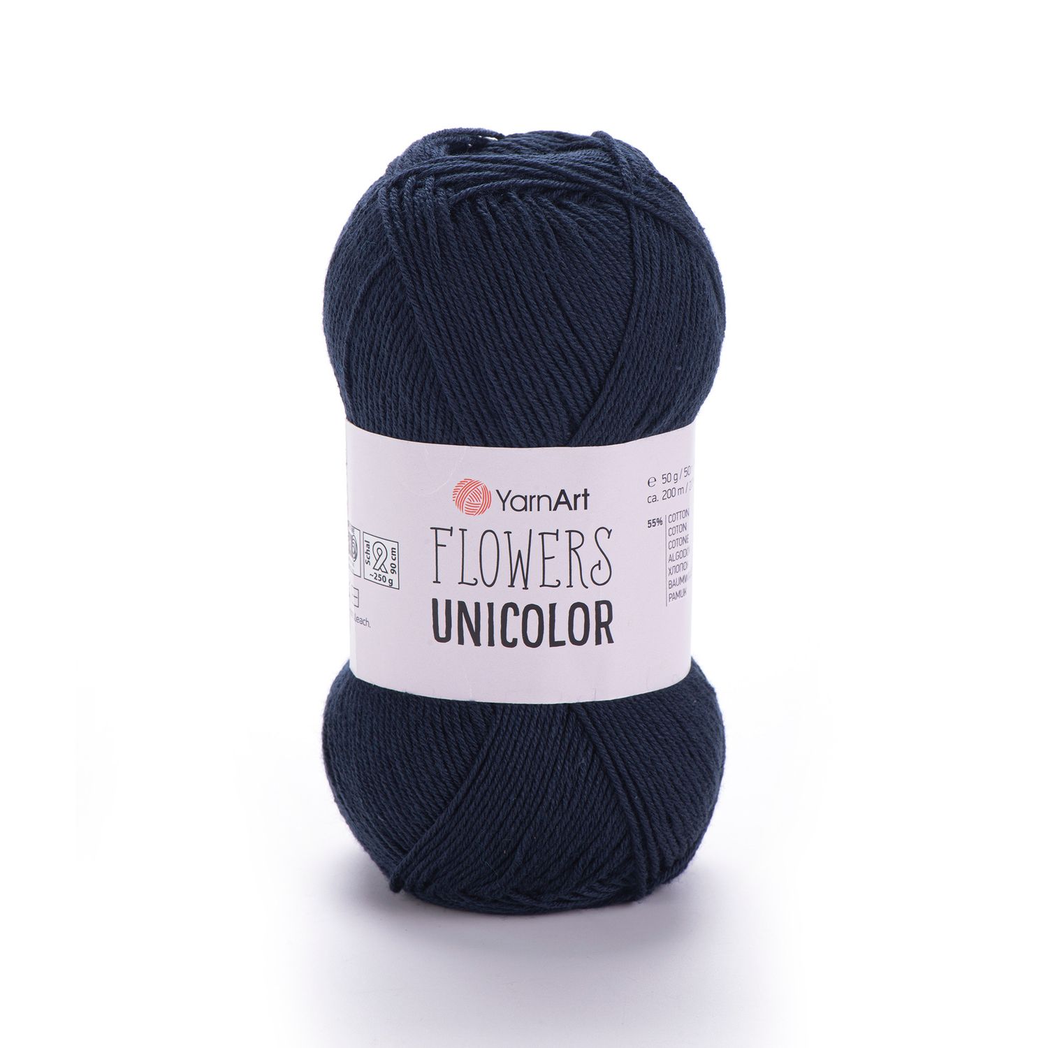 YarnArt Flowers Unicolor 753 - Dark Navy Blue YarnArt Flowers Unicolor 753 - Dark Navy Blue