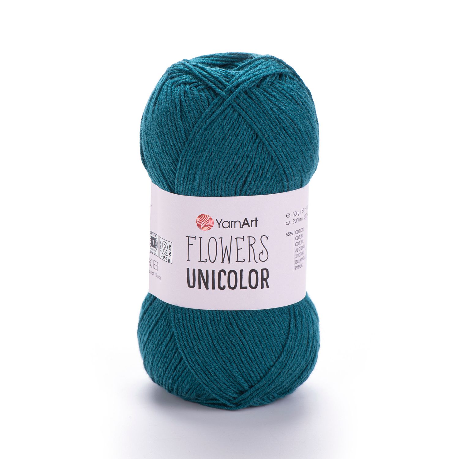 YarnArt Flowers Unicolor 757 - Petrol Green