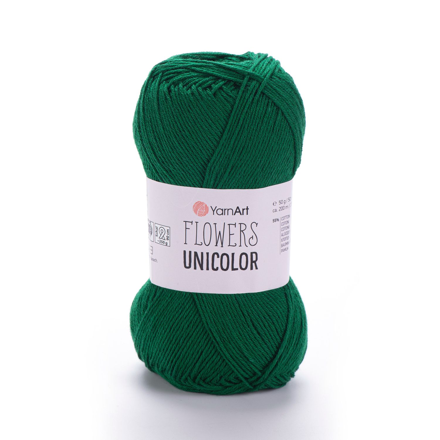 YarnArt Flowers Unicolor 758 - Emerald Green YarnArt Flowers Unicolor 758 - Emerald Green