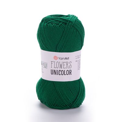 YarnArt Flowers Unicolor 758 - Emerald Green