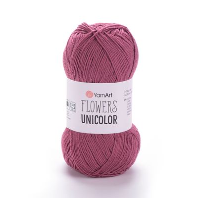 YarnArt Flowers Unicolor 763 - Dusty Rose
