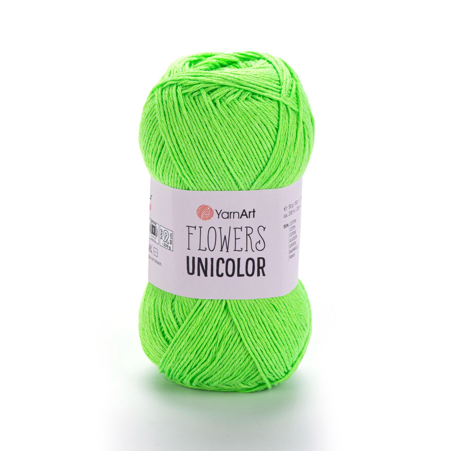 YarnArt Flowers Unicolor 760 - Neon Green YarnArt Flowers Unicolor 760 - Neon Green