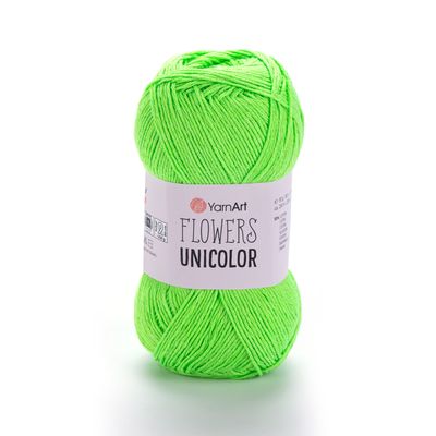 YarnArt Flowers Unicolor 760 - Neon Green YarnArt Flowers Unicolor 760 - Neon Green
