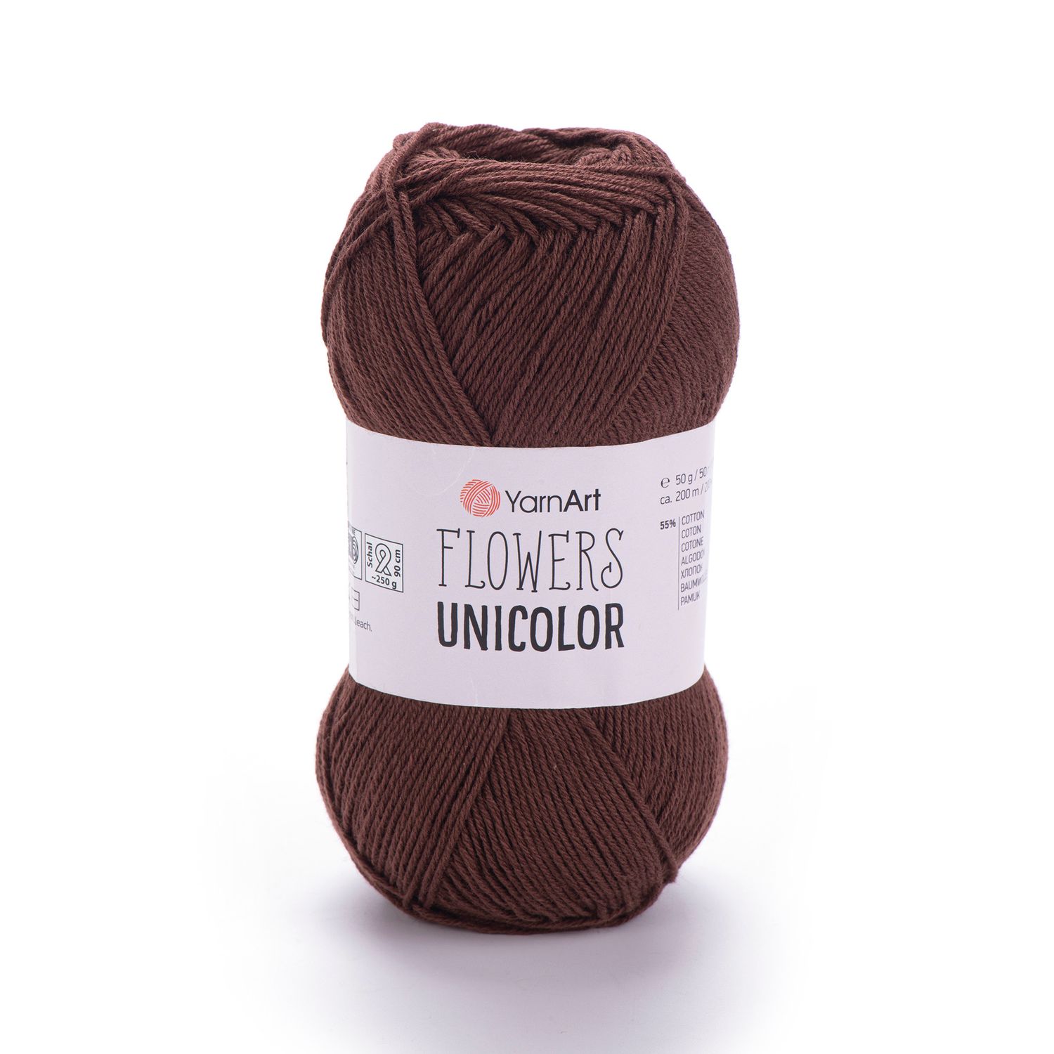 YarnArt Flowers Unicolor 766 - Brown