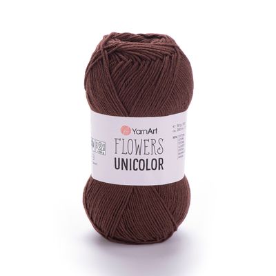 YarnArt Flowers Unicolor 766 - Brown