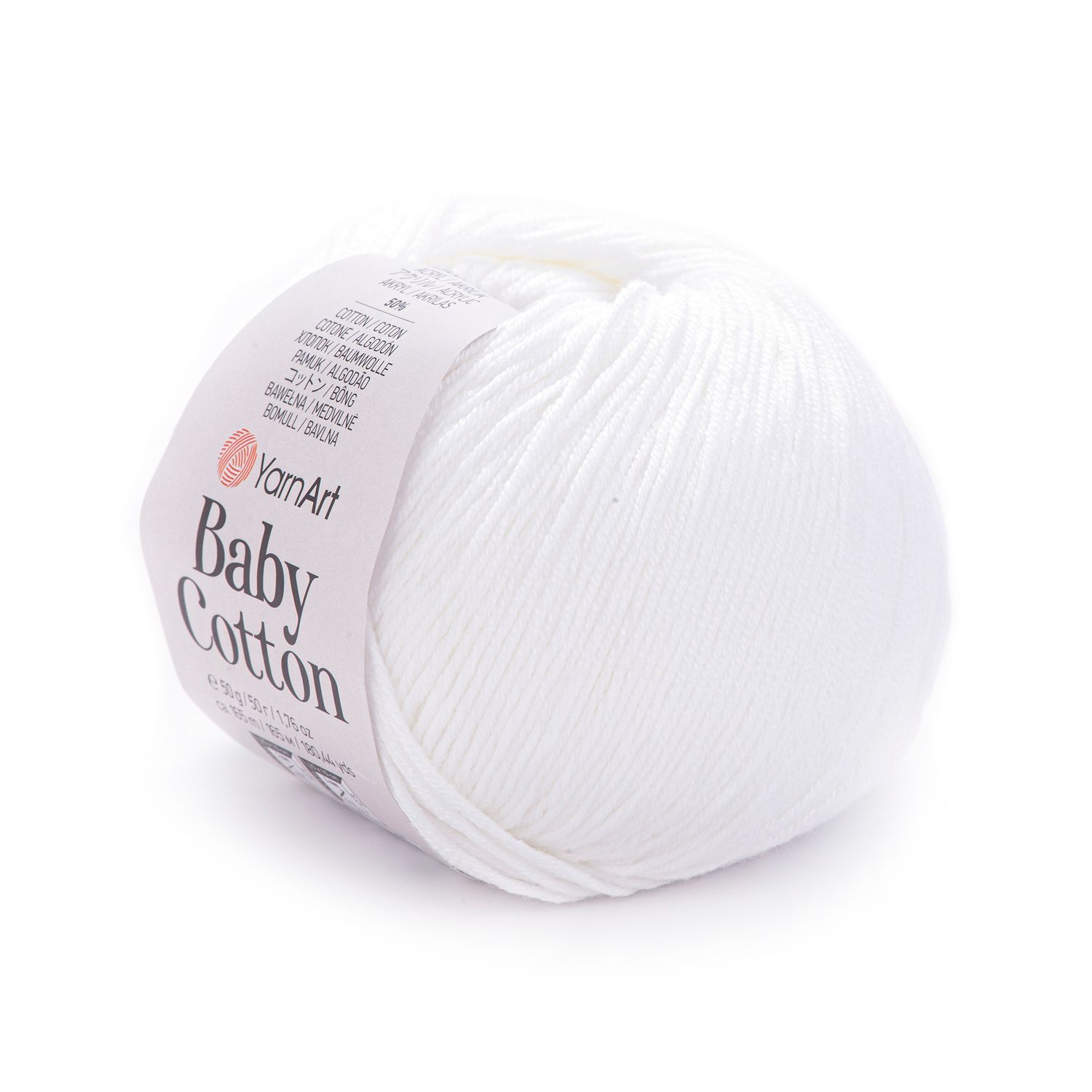 YarnArt Baby Cotton 400 - Snow White YarnArt Baby Cotton 400 - Snow White