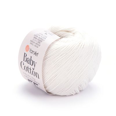 YarnArt Baby Cotton 401 - White