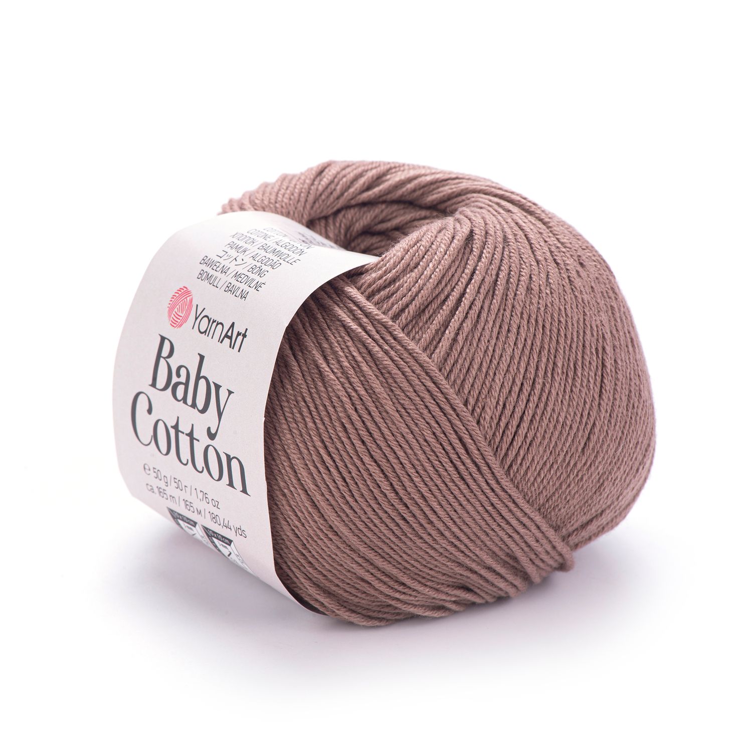 YarnArt Baby Cotton 407 - Cacao Brown