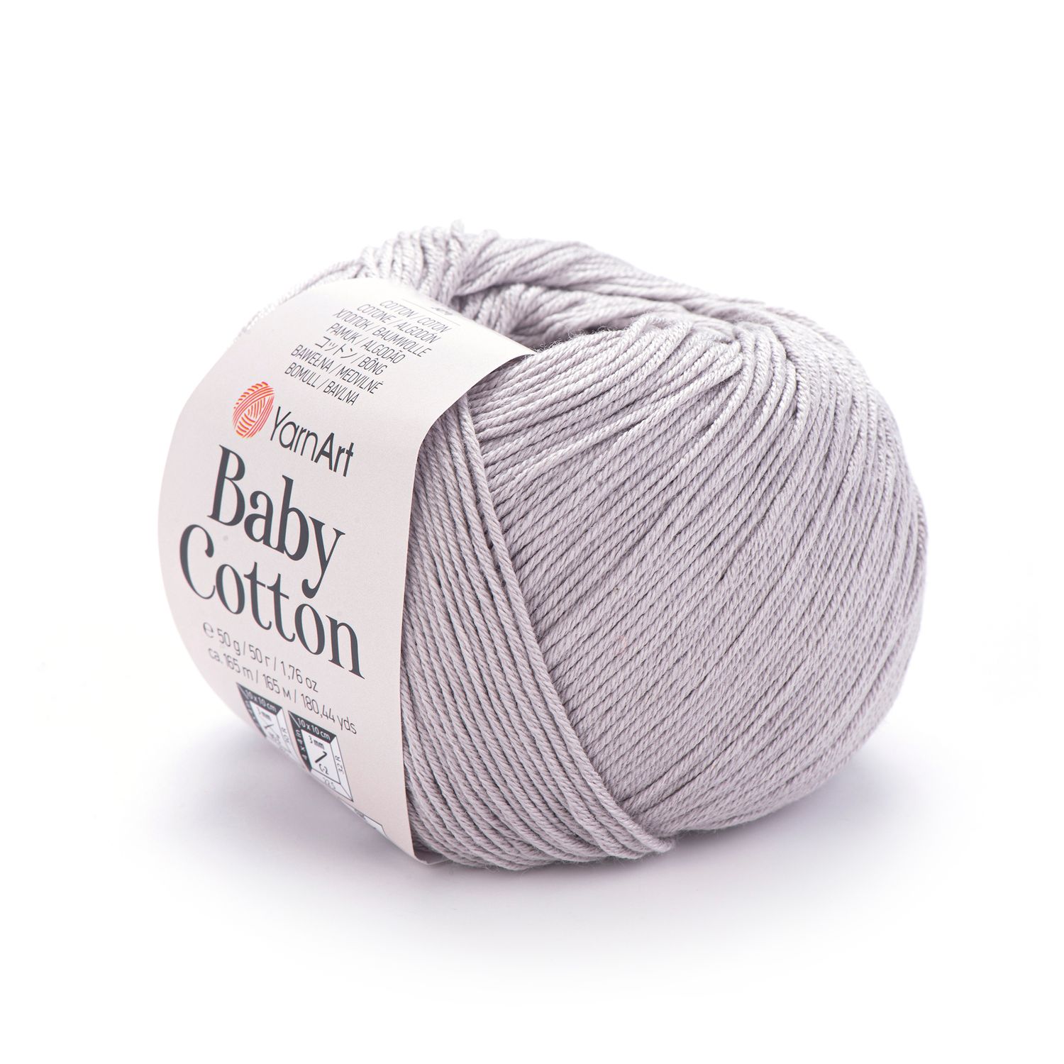 YarnArt Baby Cotton 406 - Light Grey YarnArt Baby Cotton 406 - Light Grey