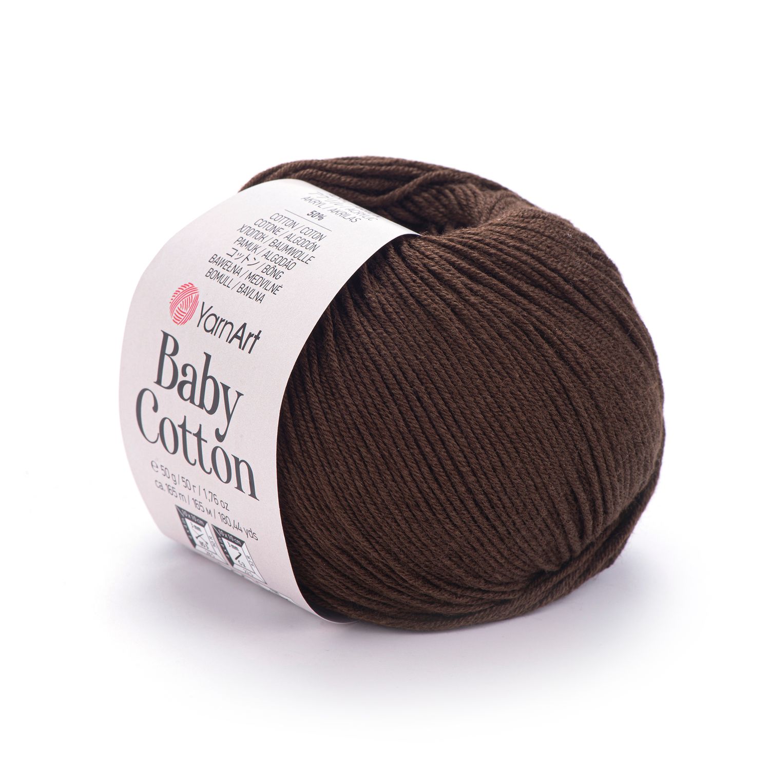 YarnArt Baby Cotton 408 - Brown YarnArt Baby Cotton 408 - Brown