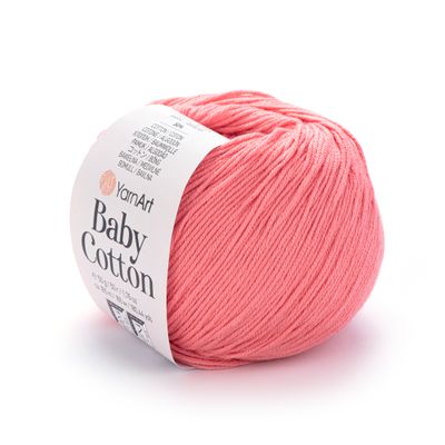 YarnArt Baby Cotton 420 - Coral Pink YarnArt Baby Cotton 420 - Coral Pink