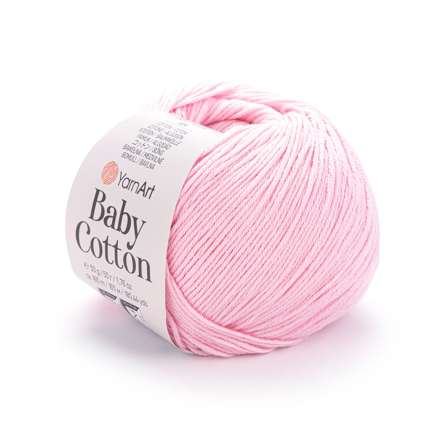YarnArt Baby Cotton 410 - Baby Pink