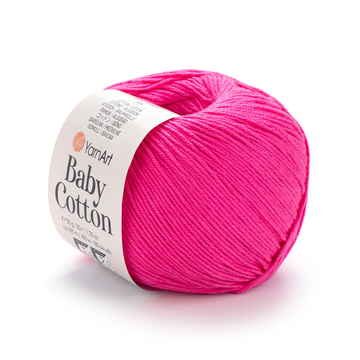 YarnArt Baby Cotton 422 - Bright Pink YarnArt Baby Cotton 422 - Bright Pink