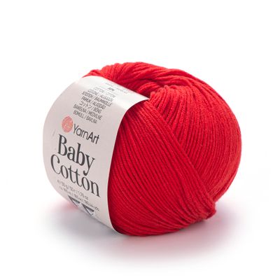 YarnArt Baby Cotton 426 - Bright Red YarnArt Baby Cotton 426 - Bright Red