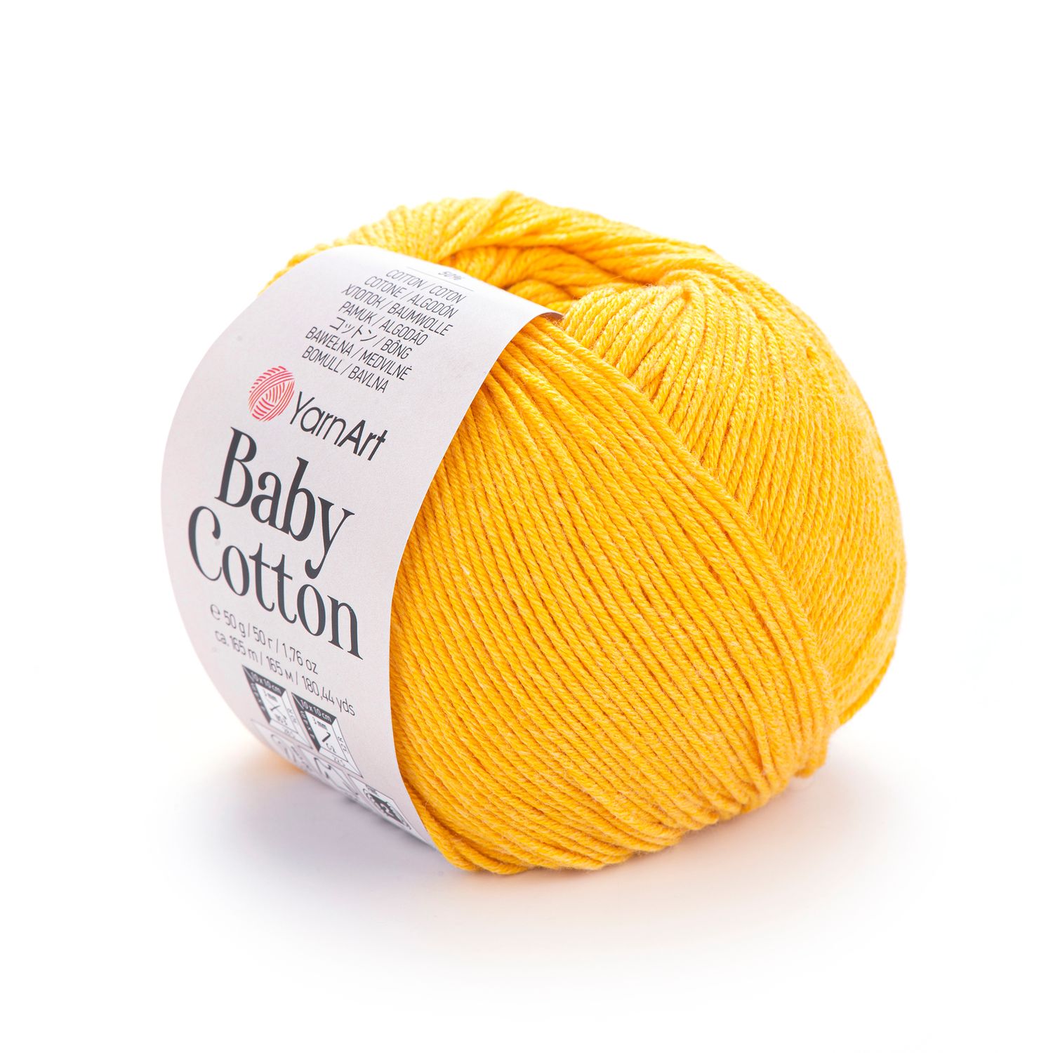 YarnArt Baby Cotton 432 - Yellow YarnArt Baby Cotton 432 - Yellow