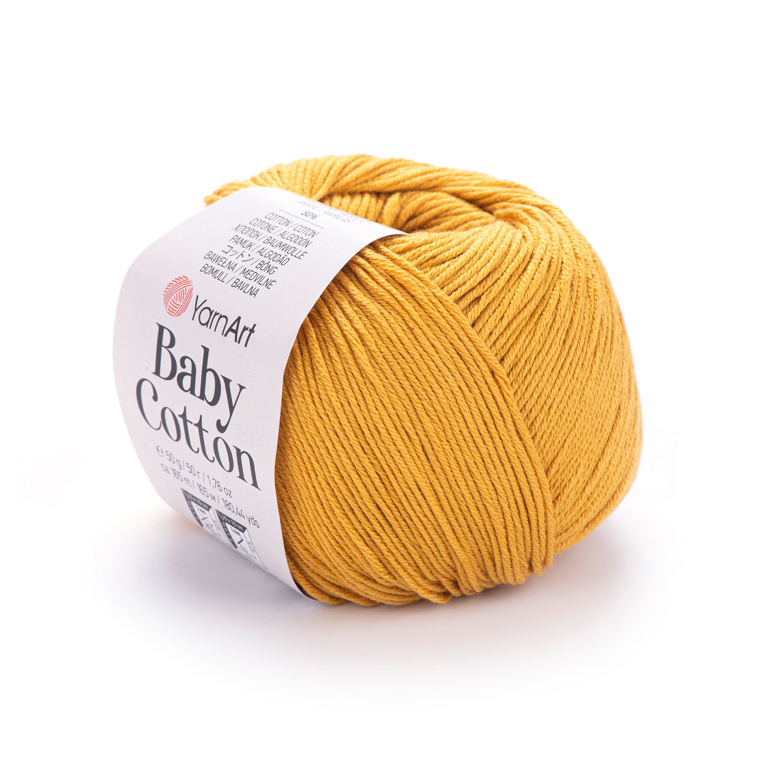YarnArt Baby Cotton 433 - Mustard Yellow YarnArt Baby Cotton 433 - Mustard Yellow