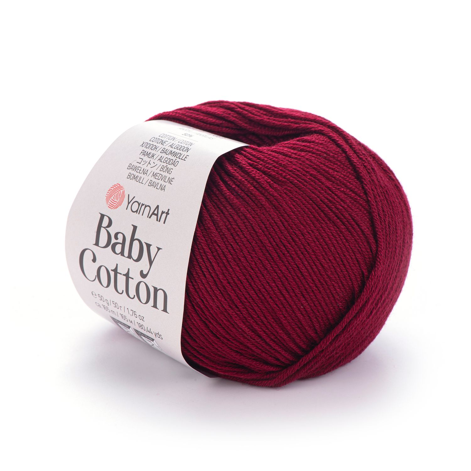 YarnArt Baby Cotton 428 - Maroon Red YarnArt Baby Cotton 428 - Maroon Red